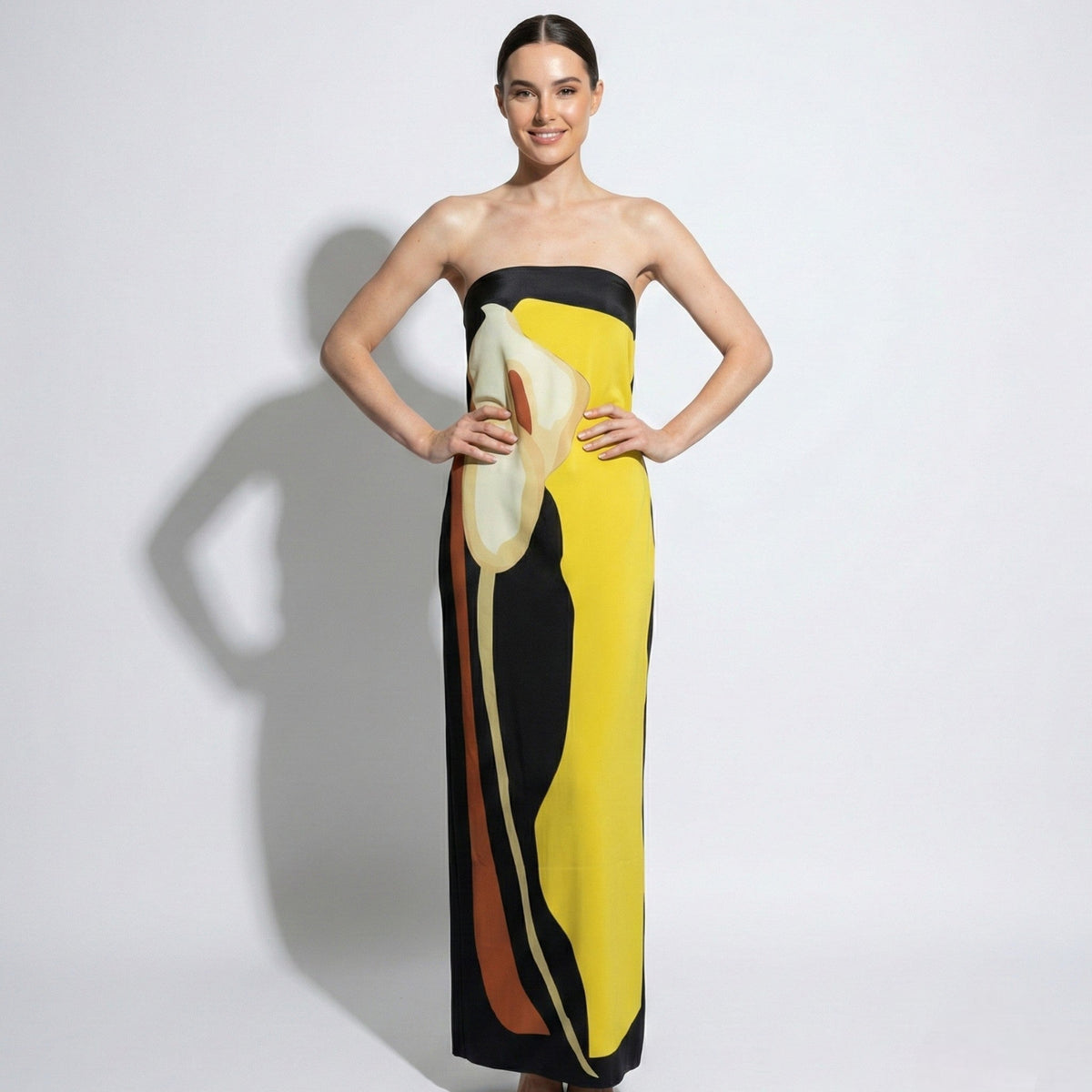 Elegant Collection | Floral Maxi Dress with Sculpted Fit | Effortless Style for Any Occasion 2