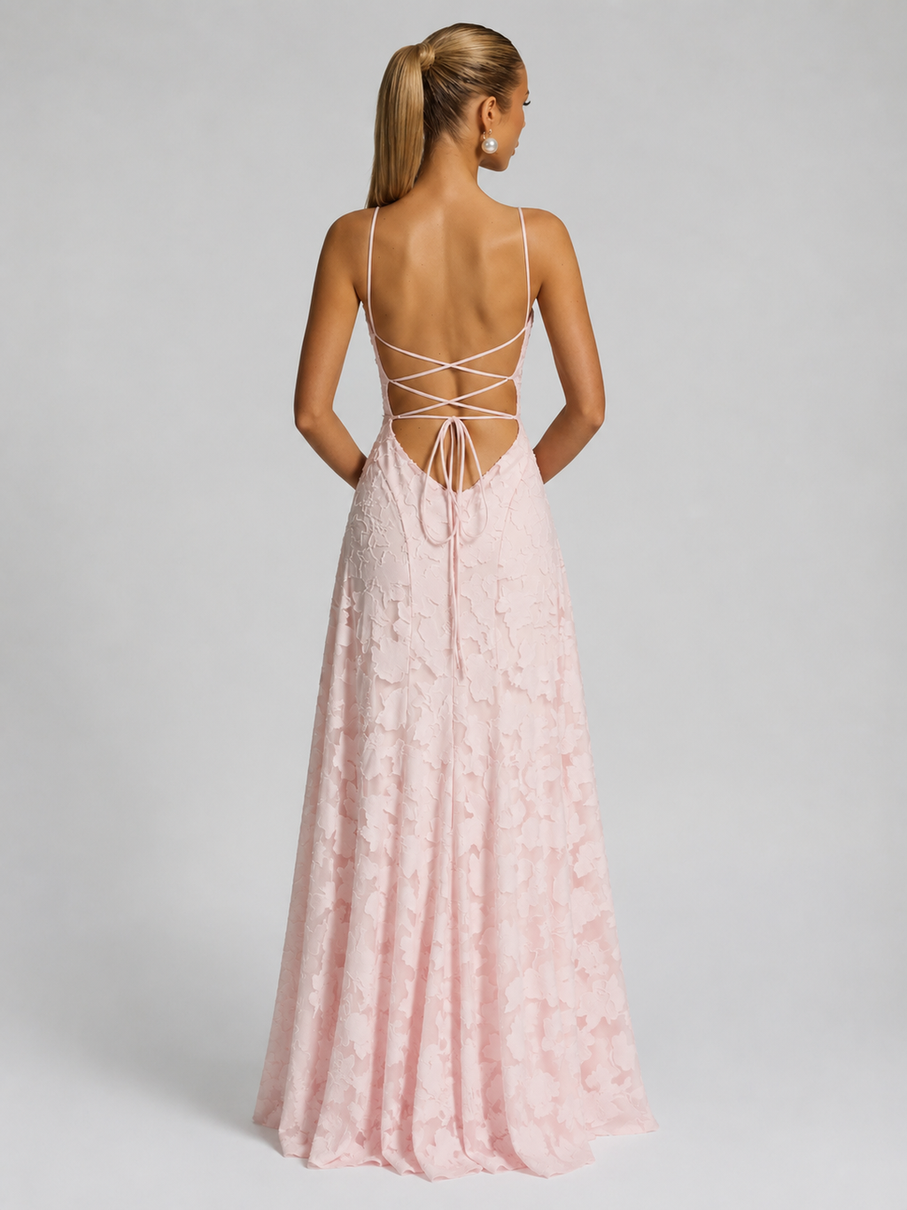 Elegant Floral Maxi Dress | Women's Dress with Sculpted Silhouette for Timeless Style 1