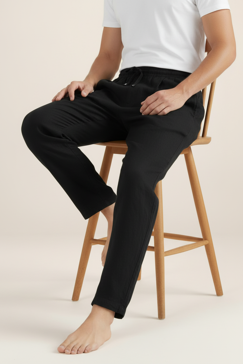 Men’s Cotton Comfortable Trousers – Casual Fit
