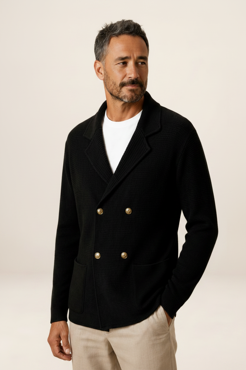 Men's Knit Cardigan Sweater