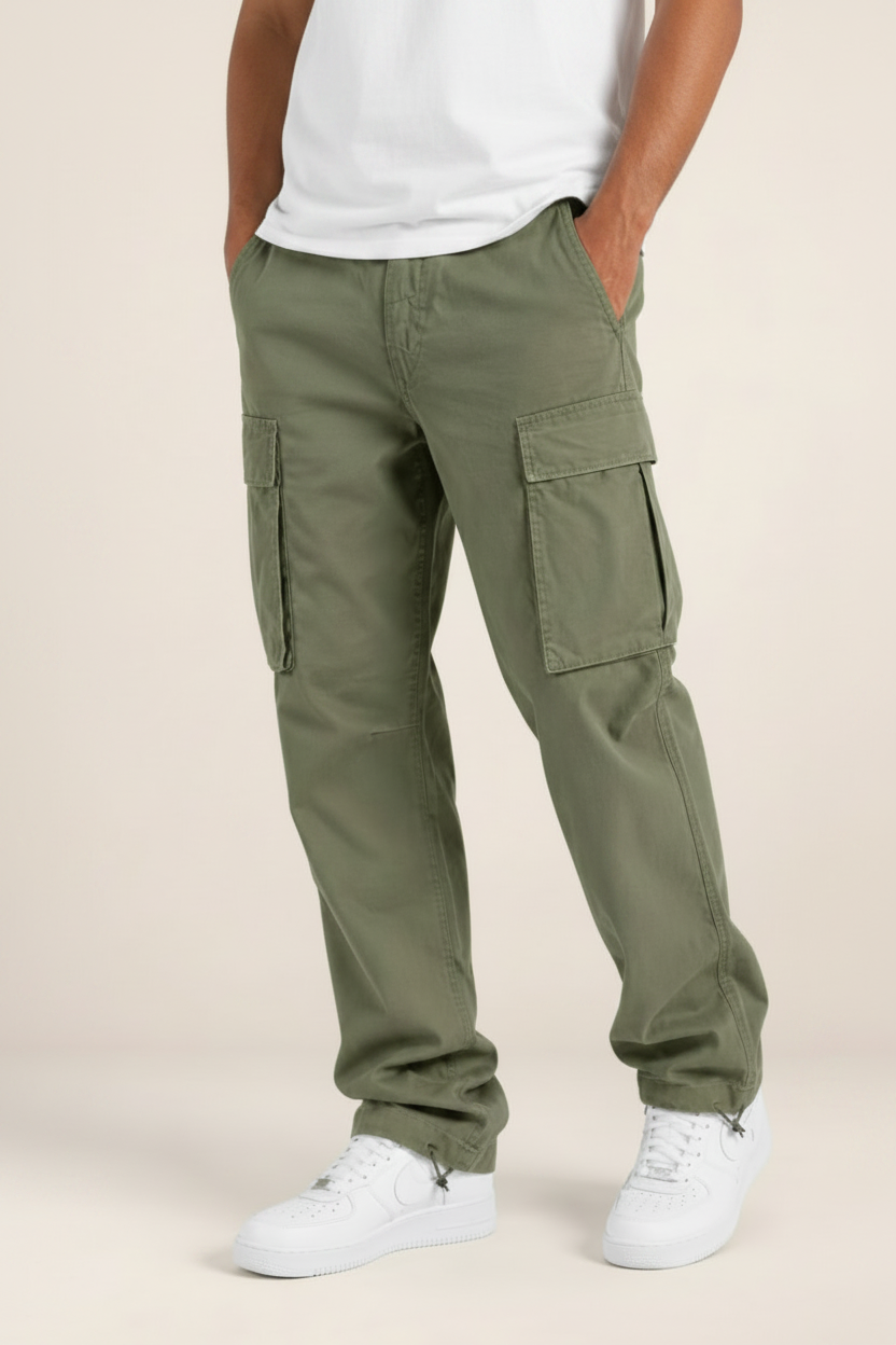 Men’s Relaxed Fit Cargo Trousers – Everyday Utility Style