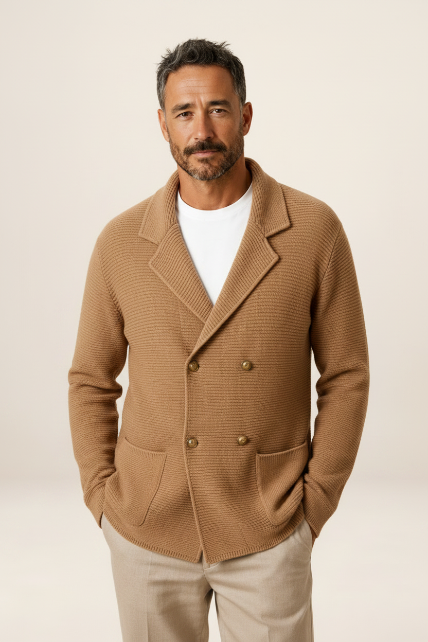 Men's Knit Cardigan Sweater