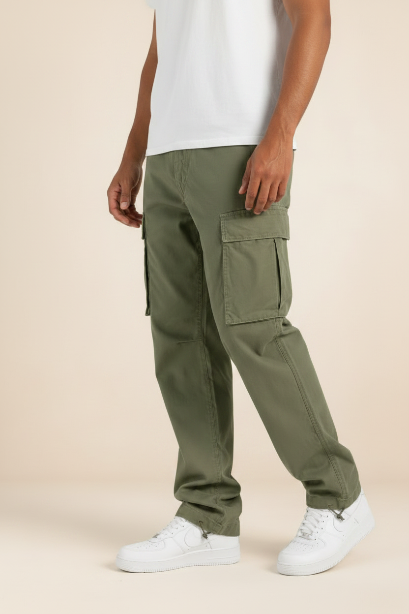 Men’s Relaxed Fit Cargo Trousers – Everyday Utility Style