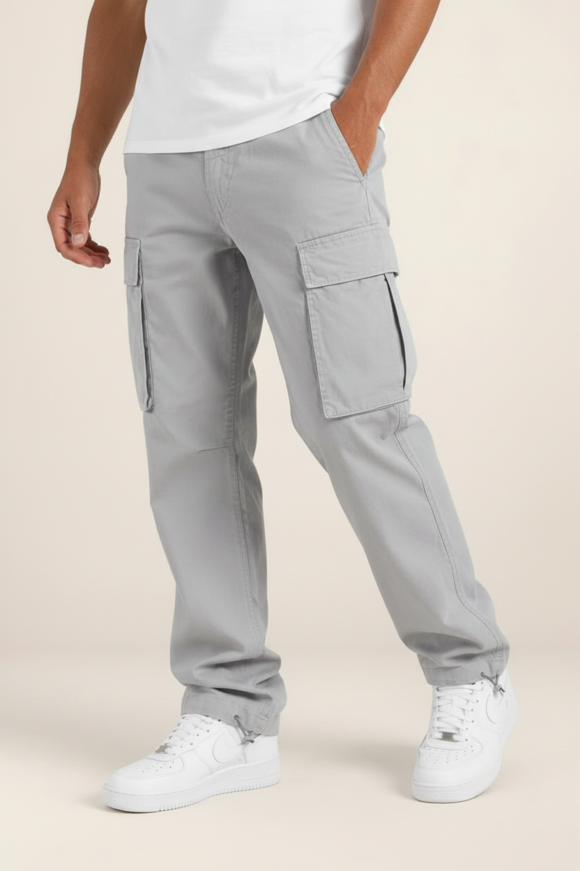 Men’s Relaxed Fit Cargo Trousers – Everyday Utility Style