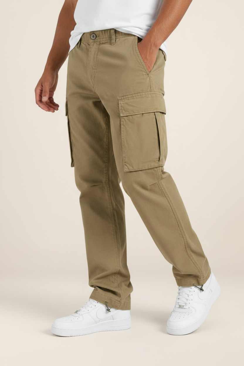 Men’s Relaxed Fit Cargo Trousers – Everyday Utility Style