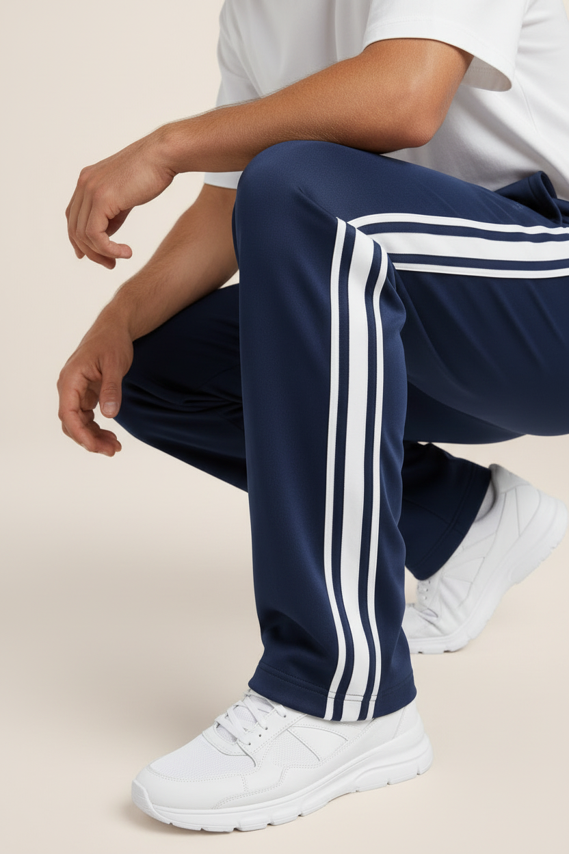 Men's Track Pants with Pockets – Relaxed Fit Sport Trousers