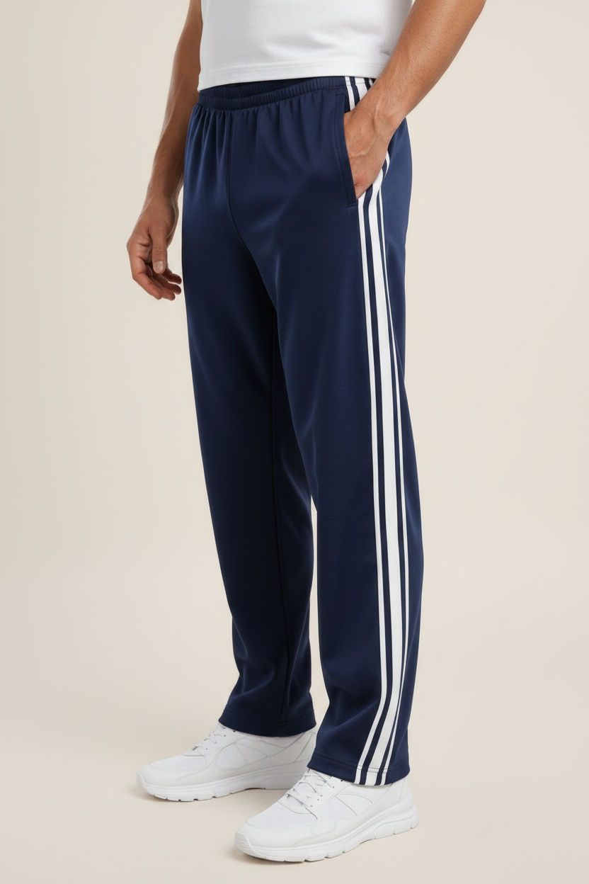 Men's Track Pants with Pockets – Relaxed Fit Sport Trousers