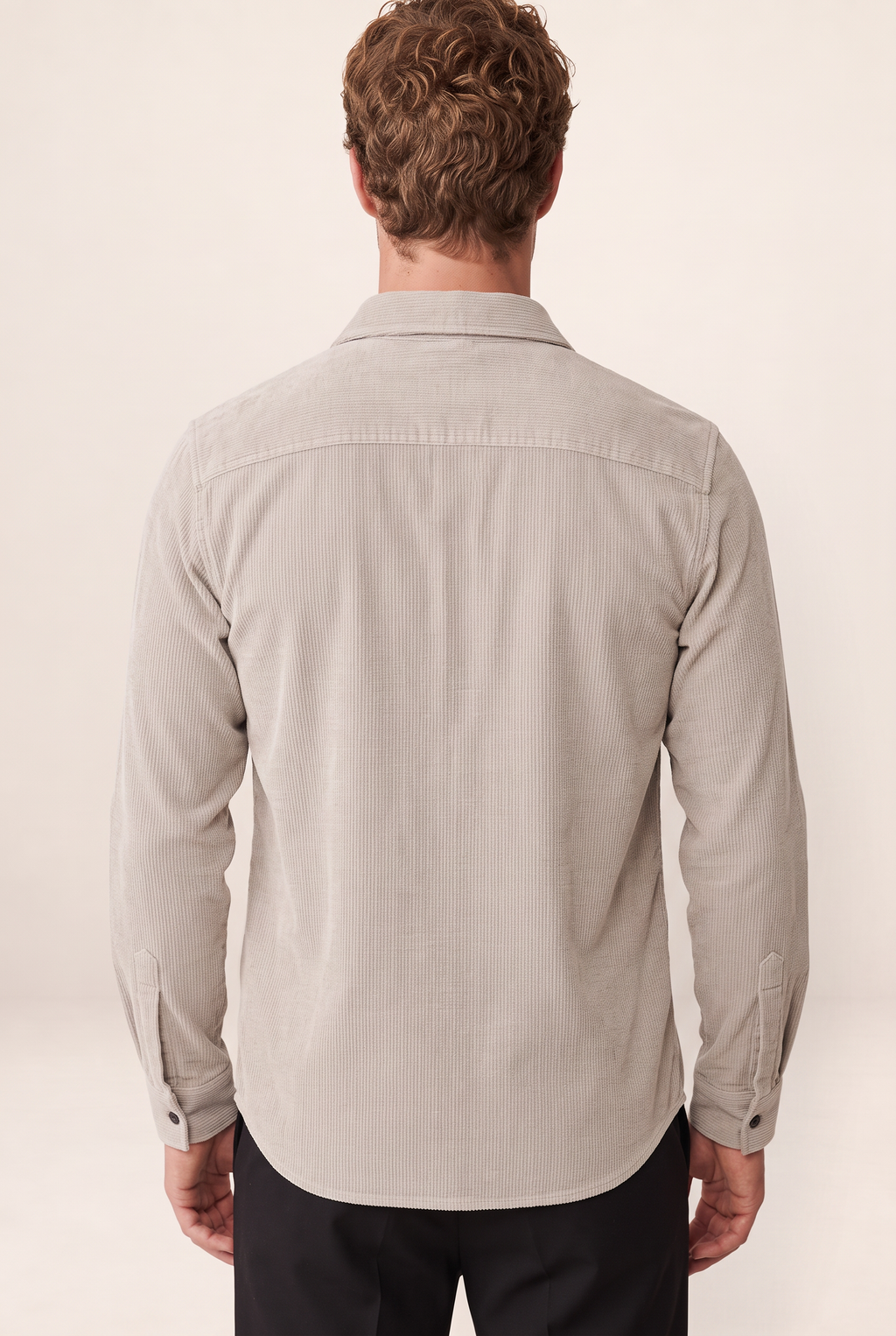 Men's Shirt with Textured Corduroy Finish | Versatile Overshirt for Everyday Style