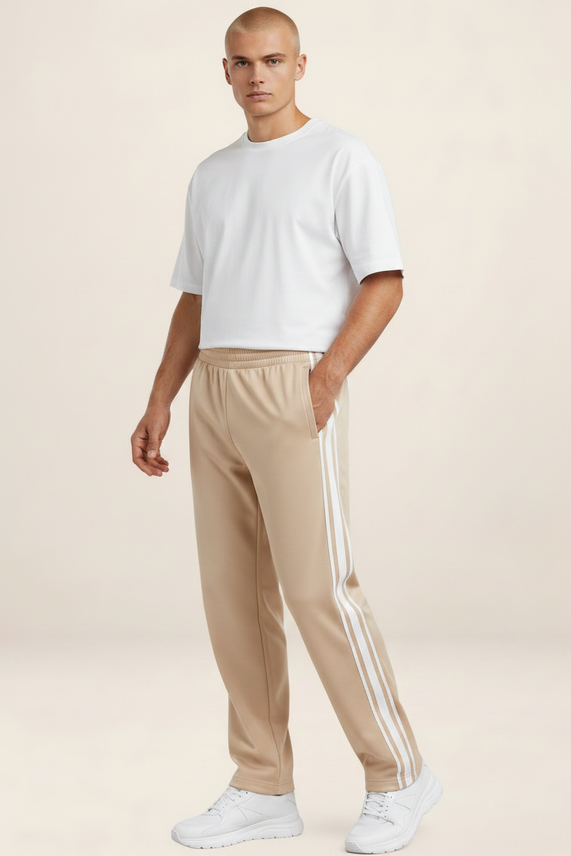 Men's Track Pants with Pockets – Relaxed Fit Sport Trousers