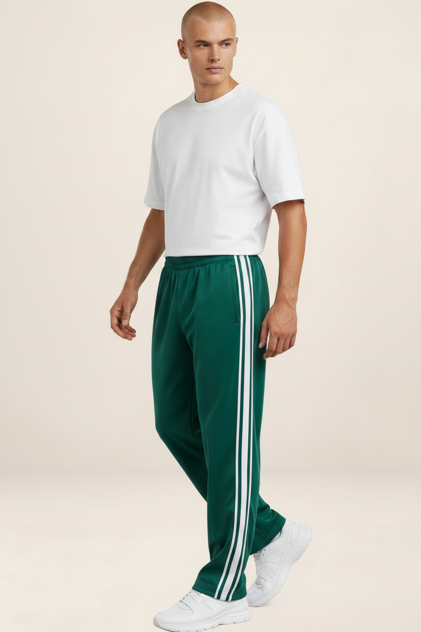 Men's Track Pants with Pockets – Relaxed Fit Sport Trousers