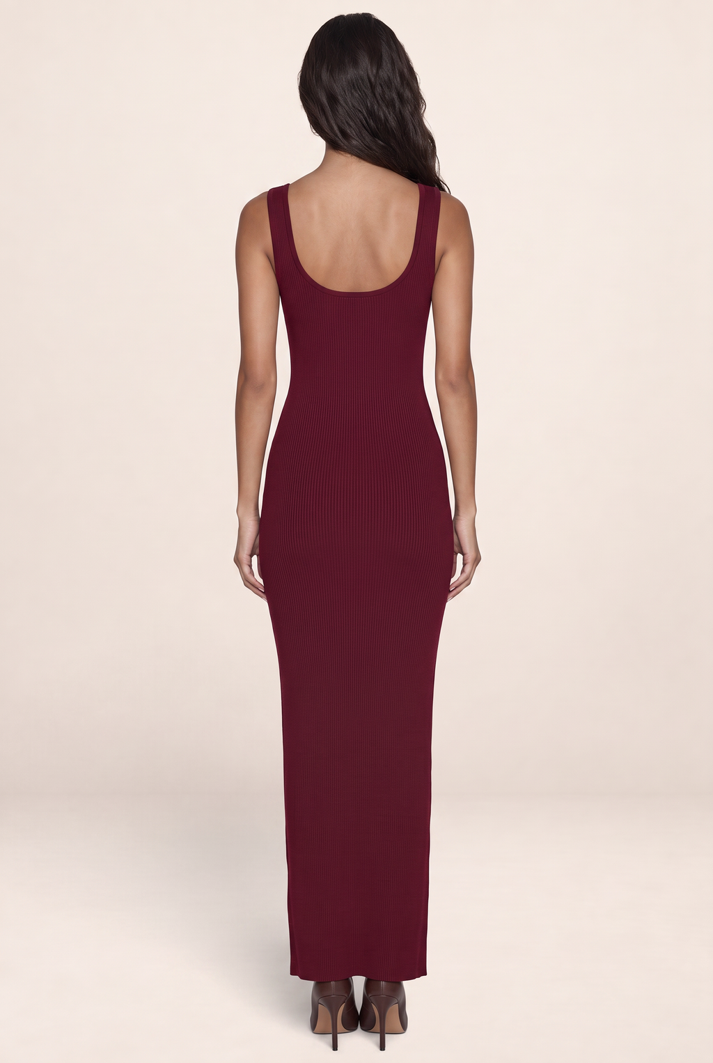Women’s Metallic Bandage Maxi Dress - Sculpting Evening Gown
