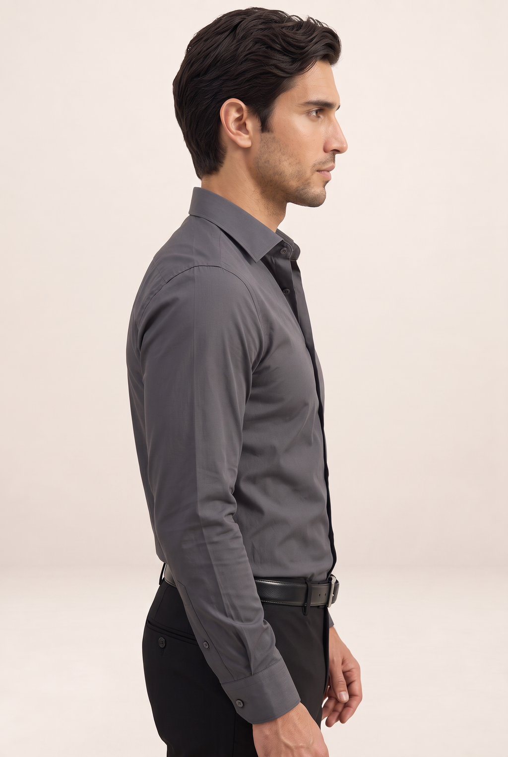 Men's Dress Shirt with Slim Fit & Classic Collar | Versatile Style for Any Occasion